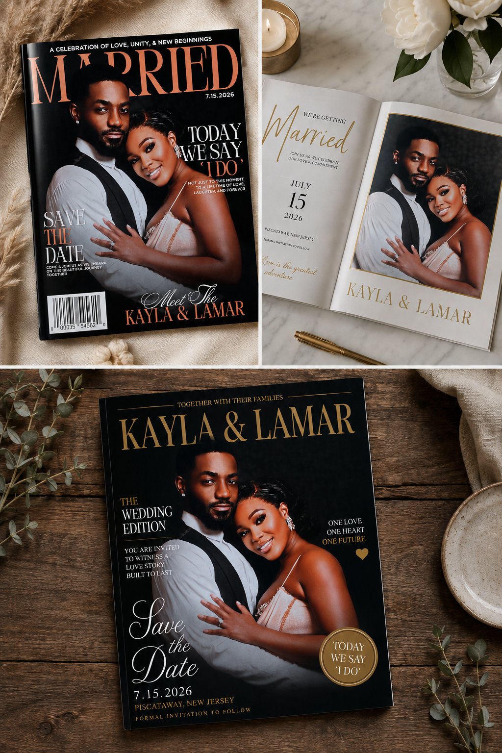 Wedding Magazine Style Booklets
