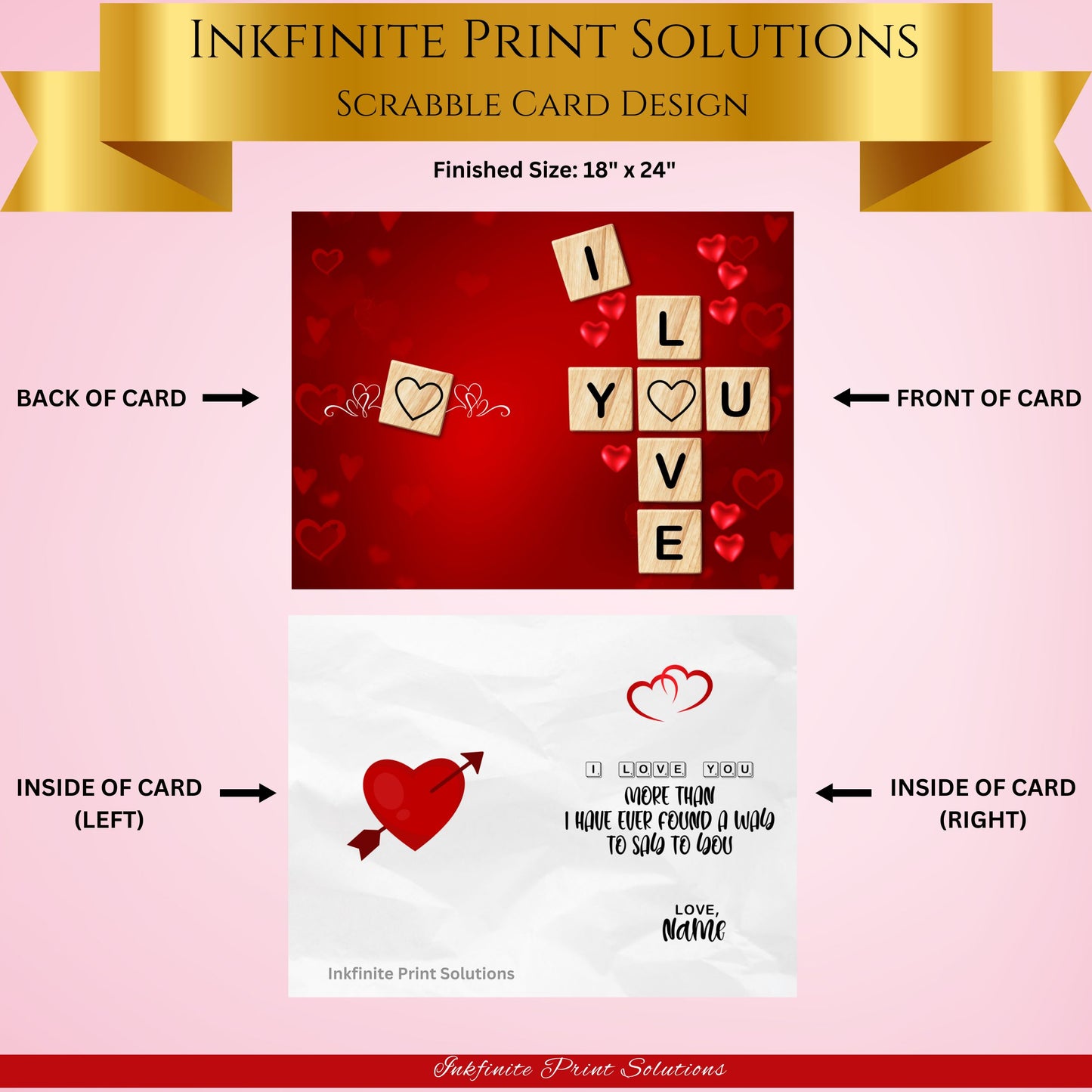 Jumbo Valentines Day Card Prints
