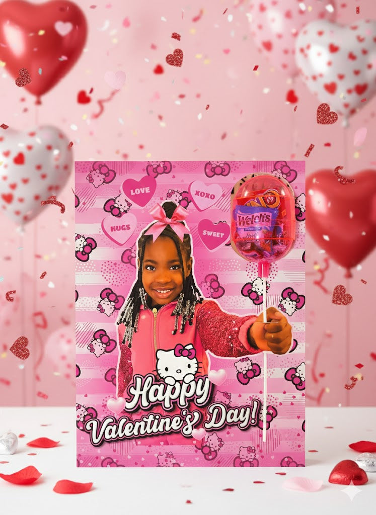 Jumbo Valentines Day Card Prints ONLY  (Kids Edition)